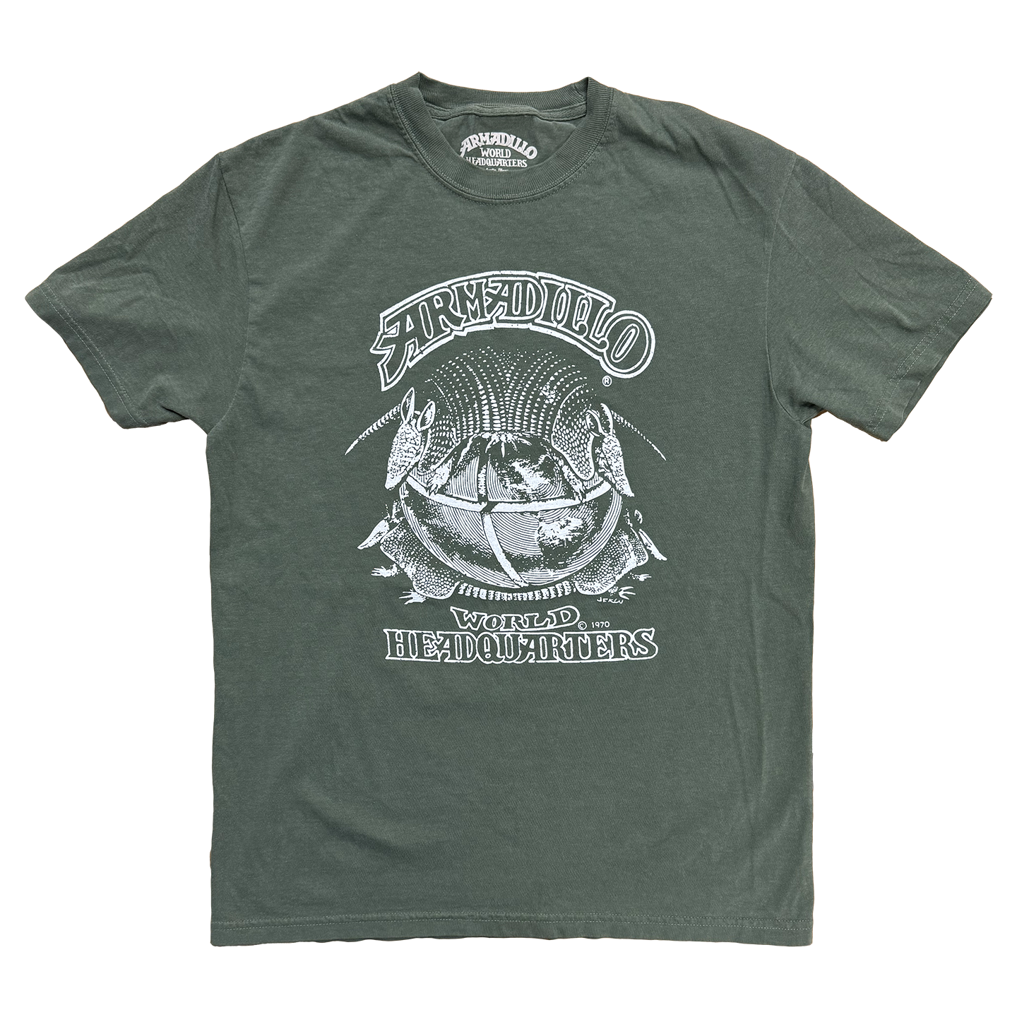 AWHQ Original Logo T Shirt - Olive Edition