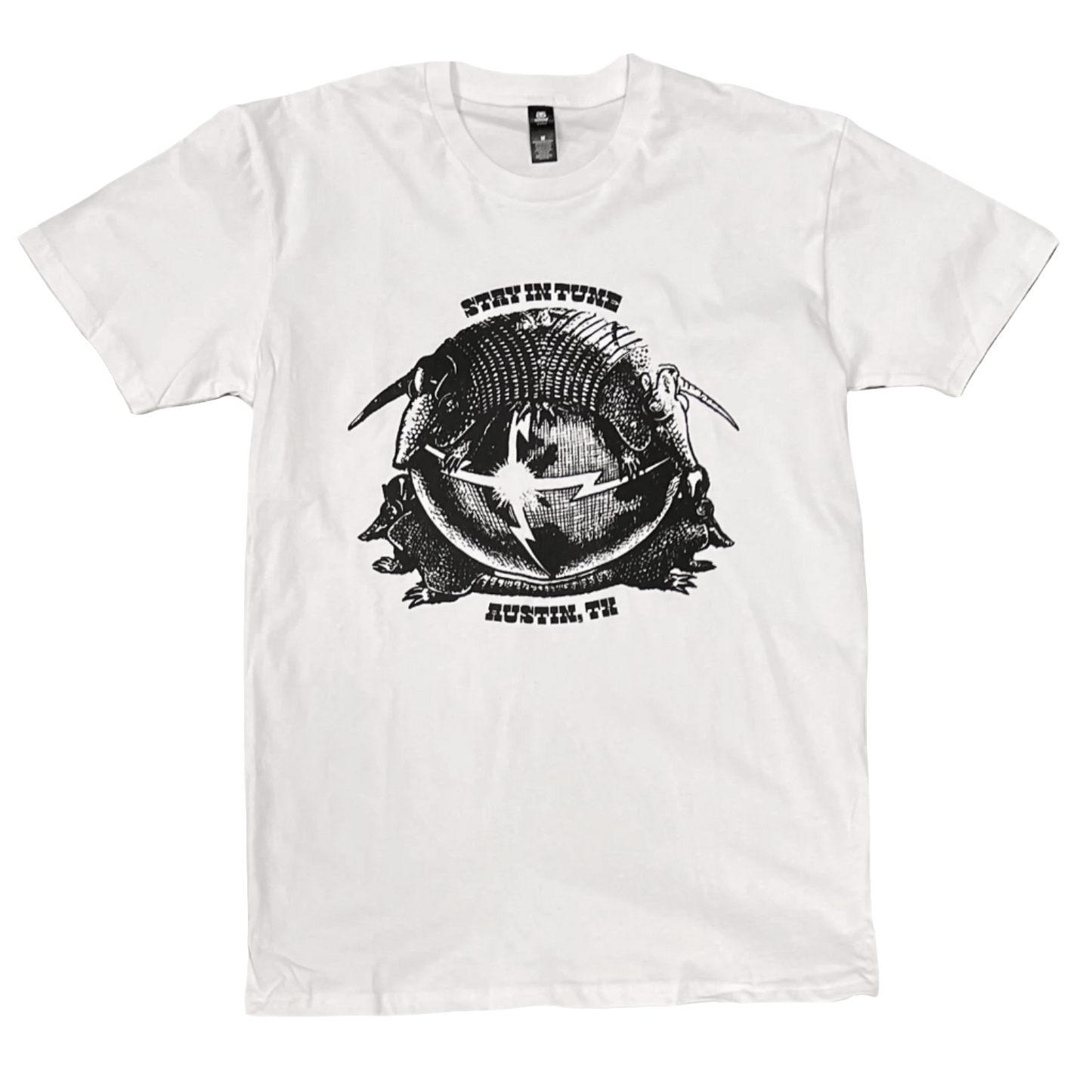 Stay In Tune - White T Shirt