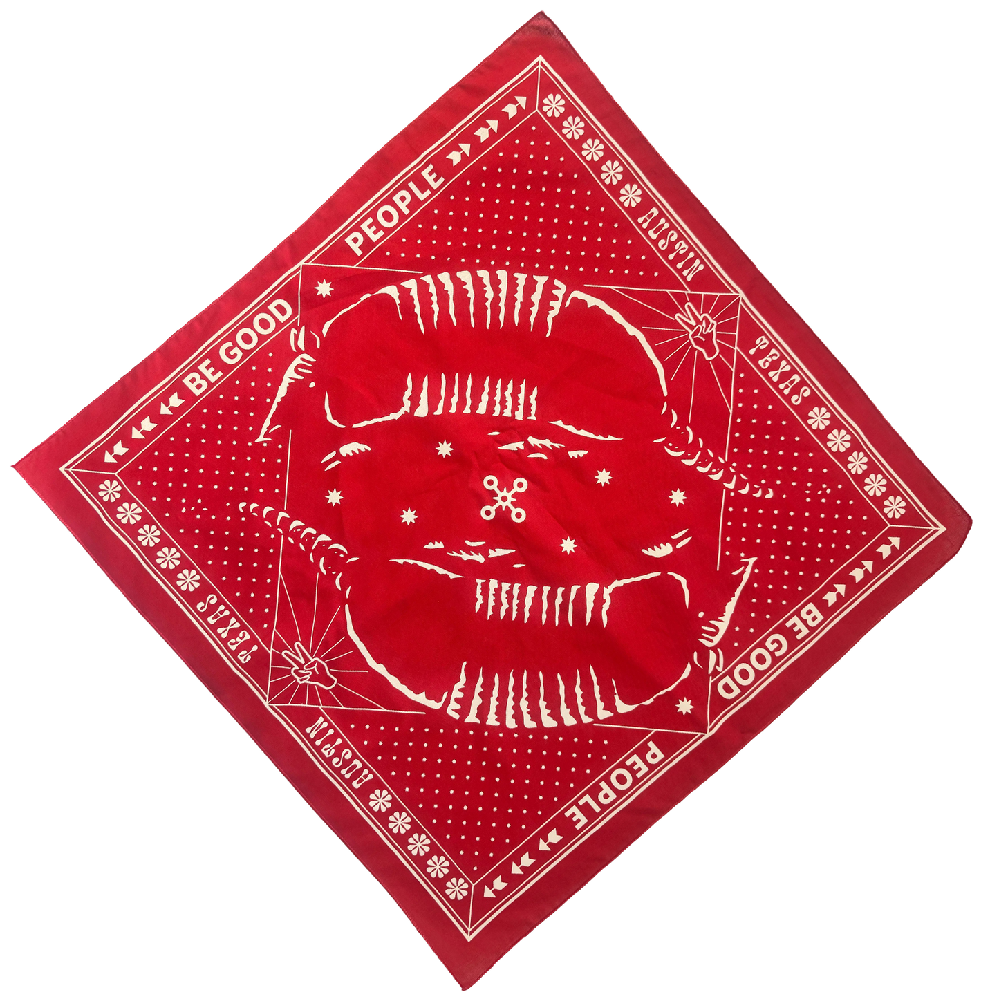 Armadillo World Headquarters Bandanas - Red