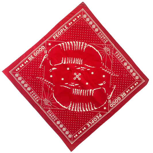 Armadillo World Headquarters Bandanas - Red