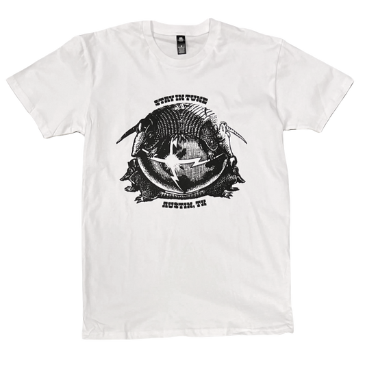 Stay In Tune - White T Shirt